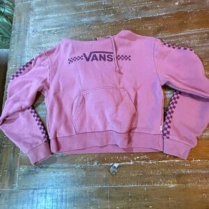 women’s van size xs cropped purple sweatshirt